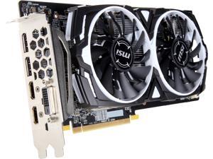 MSI Radeon RX 580 DirectX 12 RX 580 ARMOR 4G OC 4GB 256-Bit GDDR5 PCI Express x16 HDCP Ready CrossFireX Support Plug-in CardFull-height Video Card MSI Radeon RX 580 DirectX 12 RX 580 ARMOR 4G OC 4GB 256-Bit GDDR5 PCI Express x16 HDCP Ready CrossFireX Support Plug-in CardFull-height Video Card