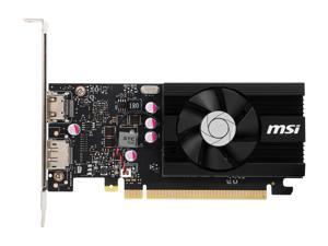 MSI GeForce GT 1030 2GB DDR4 PCI Express 3.0 x16 (Uses x4) Low Profile Video Card GT 1030 2GD4 LP OC