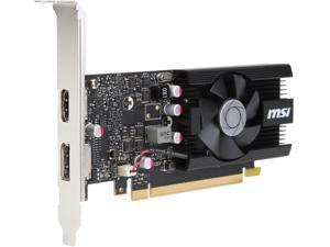MSI GeForce GT 1030 2GB GDDR5 PCI Express 3.0 x16 (Uses x4) Low Profile Video Card GT 1030 2G LP OC