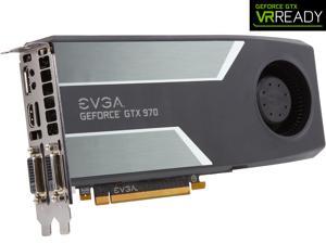 EVGA GeForce GTX 970 4GB GDDR5 PCI Express 3.0 G-SYNC Support Video Card 04G-P4-1970-KR