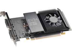 EVGA GeForce GT 1030 DirectX 12 02G-P4-6338-KR 2GB 64-Bit GDDR5 PCI Express 3.0 Video Card EVGA GeForce GT 1030 DirectX 12 02G-P4-6338-KR 2GB 64-Bit GDDR5 PCI Express 3.0 Video Card