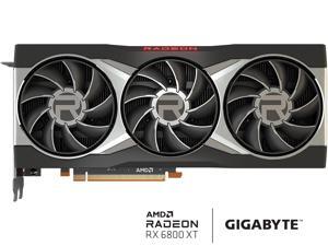 GIGABYTE Radeon RX 6800 XT DirectX 12 Ultimate GV-R68XT-16GC-B Video Card 16GB of GDDR6 Memory, Powered by AMD RDNA 2, HDMI 2.1 GIGABYTE Radeon RX 6800 XT DirectX 12 Ultimate GV-R68XT-16GC-B Video Card 16GB of GDDR6 Memory, Powered by AMD RDNA 2, HDMI 2.1