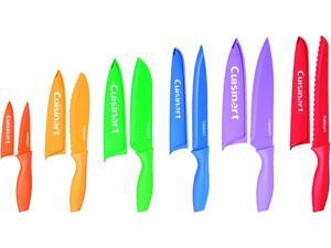 Cuisinart C55-01-12PCKS Advantage 12-Piece Stainless Steel Knife Set, Bright (6 knives and 6 knife covers) Cuisinart C55-01-12PCKS Advantage 12-Piece Stainless Steel Knife Set, Bright (6 knives and 6 knife covers)
