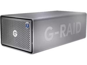 G-Technology G-RAID 2 Dual-drive Storage System - 2 x HDD Supported - 2 x HDD Installed - 8 TB Installed HDD Capacity - RAID Supported 0, 1, JBOD - 2 x Total Bays - HDMI - 1 USB Port(s) - Desktop