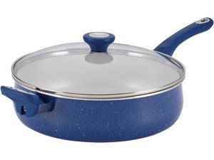 Farberware 5-qt. Nonstick New Traditions Speckled Jumbo Cooker with Helper Handle, Blue