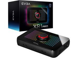 EVGA XR1 Pro Capture Card, 1440p/4K HDR Capture/Pass Through, Certified for OBS, USB 3.1, ARGB, Audio Mixer