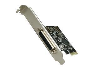 SYBA PCI-Express 1-Port Parallel/Printer Card with Low Profile Bracket - RoHS Model SD-PEX10005