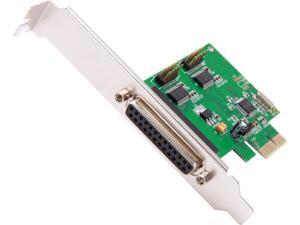 SYBA 2 Serial 1 Parallel PCI-e Controller Card with Low Profile Brackets Model SI-PEX50054 SYBA 2 Serial 1 Parallel PCI-e Controller Card with Low Profile Brackets Model SI-PEX50054