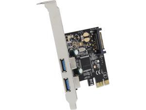 SYBA 2-Port USB 3.0 PCI-Express Card, x1, Etron Chipset EJ168A with Full & Low Profile Brackets Model SD-PEX20158 SYBA 2-Port USB 3.0 PCI-Express Card, x1, Etron Chipset EJ168A with Full & Low Profile Brackets Model SD-PEX20158