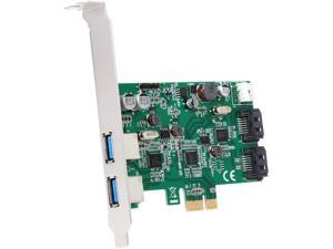 SYBA SD-PEX50063 4-port (2x USB3.0; 2x SATAIII) PCIe, x4, Revision 2.0, Renesas Chipset, with Full SYBA SD-PEX50063 4-port (2x USB3.0; 2x SATAIII) PCIe, x4, Revision 2.0, Renesas Chipset, with Full