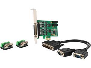 SYBA IO Crest 2-port RS232 Serial PCI-Express Card, DB9 Female Panel Mountable Field Terminator Adapters Model SI-PEX15043 SYBA IO Crest 2-port RS232 Serial PCI-Express Card, DB9 Female Panel Mountable Field Terminator Adapters Model SI-PEX15043