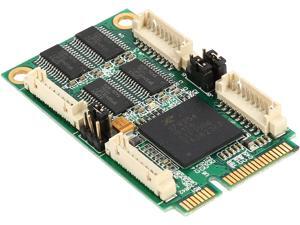 SYBA 4-Port Serial Mini PCI-E Controller Card Model SI-MPE15047 SYBA 4-Port Serial Mini PCI-E Controller Card Model SI-MPE15047