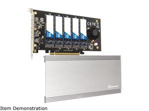 SYBA SI-PEX40142 5 Slot M.2 B-key SATA Base PCI-e 3.0 x2 Bandwidth Controller Card Require x16 Slot SYBA SI-PEX40142 5 Slot M.2 B-key SATA Base PCI-e 3.0 x2 Bandwidth Controller Card Require x16 Slot