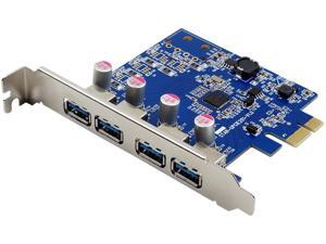VisionTek 900870 4 Port USB 3.0 x1 PCIe Bus Powered Internal Card