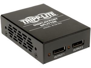 Tripp Lite B156-002 2-Port DisplayPort 1.2 Multi-Stream Transport (MST) Hub, 3840 x 2160 4Kx2K UHD