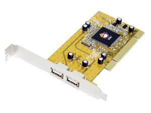 SIIG USB2.0 Dual-Port PCI Card Model JU-P20212 SIIG USB2.0 Dual-Port PCI Card Model JU-P20212