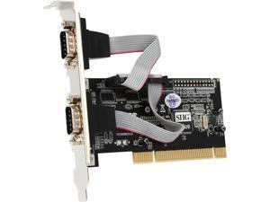 SIIG 2-Port 9-pin Serial Ports PCI Card Model JJ-P20511-S3 SIIG 2-Port 9-pin Serial Ports PCI Card Model JJ-P20511-S3