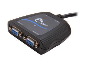 SIIG CE-VG0A11-S1 1 x 2 Compact VGA Splitter SIIG CE-VG0A11-S1 1 x 2 Compact VGA Splitter