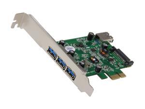 SIIG USB 3.0 4-Port PCIe i/e Model JU-P40212-S1 SIIG USB 3.0 4-Port PCIe i/e Model JU-P40212-S1