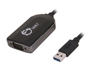 SIIG JU-VG0211-S1 USB 3.0 to VGA External Video Card Multi Monitor Adapter SIIG JU-VG0211-S1 USB 3.0 to VGA External Video Card Multi Monitor Adapter