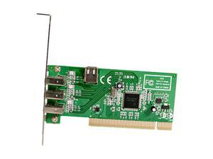 StarTech.com 4 port PCI 1394a FireWire Adapter Card Model PCI1394MP