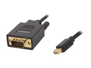 StarTech.com Model MDP2VGAMM6 6 ft Mini DisplayPort to VGA Cable StarTech.com Model MDP2VGAMM6 6 ft Mini DisplayPort to VGA Cable