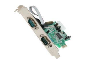 StarTech.com 2S1P Native PCI Express Parallel Serial Combo Card with 16550 UART Model PEX2S5531P