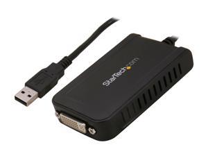 StarTech.com USB2DVIE3 USB to DVI External Video Card Multi Monitor Adapter - USB to DVI Adapter - USB 2.0 DVI Converter - 1920x1200 StarTech.com USB2DVIE3 USB to DVI External Video Card Multi Monitor Adapter - USB to DVI Adapter - USB 2.0 DVI Converter - 1920x1200