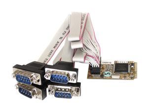StarTech.com 4 Port RS232 Mini PCI Express Serial Card w/ 16650 UART Model MPEX4S552
