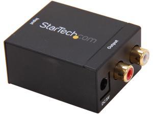StarTech.com SPDIF2AA SPDIF Digital Coaxial or Toslink to Stereo RCA Audio Converter