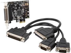 StarTech.com 2S1P PCI Express Serial Parallel Combo Card with Breakout Cable Model PEX2S1P553B