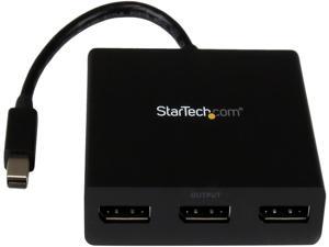 StarTech.com MSTMDP123DP Mini DisplayPort to DisplayPort Multi Monitor Splitter - 3-Port MST Hub - mDP 1.2 to 3x DP MST Hub
