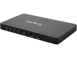 StarTech.com VS421HD4K 4-Port HDMI automatic video switch w/ aluminum housing and MHL support - 4K 30Hz StarTech.com VS421HD4K 4-Port HDMI automatic video switch w/ aluminum housing and MHL support - 4K 30Hz