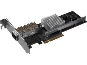 StarTech.com PEX40GQSFPI QSFP+ Server Network Card - PCIe 40Gbps - Converged Fiber NIC Adapter - Intel XL710 Chip (PEX40GQSFPI)
