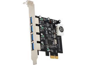 Rosewill RC-508 USB 3.0 PCI-E Express Card with 4 USB 3.0 Ports, Speed Up to 5.0 Gbps