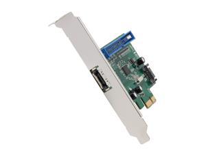 BYTECC PCIe SATAIII 6Gbps 1 INTERNAL SATA port + 1 EXTERNAL eSATA port Host Card Model BT-PES321i BYTECC PCIe SATAIII 6Gbps 1 INTERNAL SATA port + 1 EXTERNAL eSATA port Host Card Model BT-PES321i