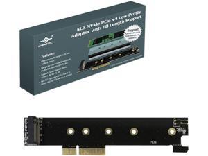 VANTEC UGT-M2PC130 M.2 NVMe PCIe x4 Low Profile Adapter With 110 Length Support