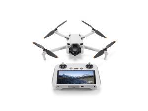 DJI Mini 3 Fly More Combo (DJI RC) – Lightweight and Foldable Mini Camera Drone with 4K HDR Video, 38-min Flight Time, True Vertical Shooting, and Intelligent Features