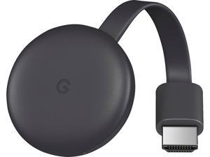 Google - Chromecast (3rd Gen) Streaming Media Player -  Charcoal Grey (GA00439-CA)