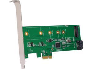 SYBA PCIe x1 to M.2(NGFF) + SATA 6G (HDD/SSD) with Standard & Low Profile Brackets Model SI-PEX50065 SYBA PCIe x1 to M.2(NGFF) + SATA 6G (HDD/SSD) with Standard & Low Profile Brackets Model SI-PEX50065