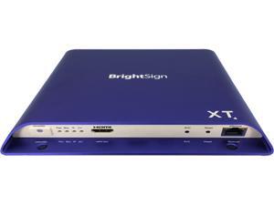 BrightSign XT244 Standard I/O Digital Signage Media Player, H.265/H.264, 4K/Full HD, HTML5, Dolby Vision, HDR10+, PoE+, Gigabit Ethernet, GPIO, IR, M.2 SSD PCIe, 4kp60 Dual Video Decoding BrightSign XT244 Standard I/O Digital Signage Media Player, H.265/H.264, 4K/Full HD, HTML5, Dolby Vision, HDR10+, PoE+, Gigabit Ethernet, GPIO, IR, M.2 SSD PCIe, 4kp60 Dual Video Decoding