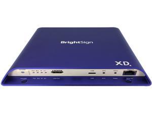 BrightSign XD1034 Expanded I/O Digital Signage Media Player,  H.265/H.264, 4K@60p Dolby Vision, HDR10+, Gigabit Ethernet, GPIO, IR, M.2 SSD PCIe, Serial, Dual USB 2.0 (type A & C)
