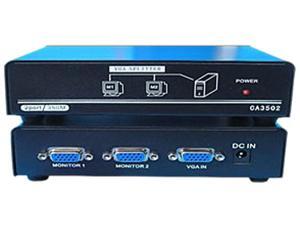 4xem 1X2 VGA Splitter 350MHz 4XVGASP3502 4xem 1X2 VGA Splitter 350MHz 4XVGASP3502