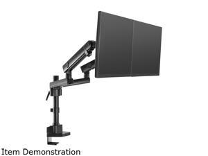 Ergotron 33 091 200 Ds100 Dual Monitor Desk Stand Vertical Black