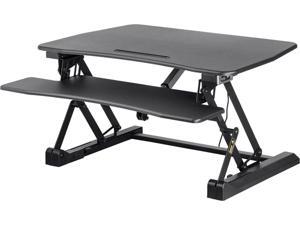 Monoprice Electric Sit-Stand Riser Desk Converter - Black (35.4 x 23.2in) Table Top for Single Display, Height Adjustable 5.9"-18.9" Monoprice Electric Sit-Stand Riser Desk Converter - Black (35.4 x 23.2in) Table Top for Single Display, Height Adjustable 5.9"-18.9"