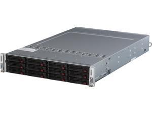 SUPERMICRO SYS-6027TR-D71RF 2U Rackmount Server Barebone Dual LGA 2011 Intel C602 DDR3 1866/1600/1333/1066/800