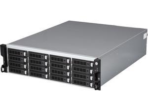 SANS DIGITAL AccuRAID AR316I6V 0, 1, 0+1, 3, 5, 6, 30, 50, 60, JBOD 16 Hot-Swappable 3.5" 3.5" Drive Bays Gigabit Ethernet 1Gb x 6 3U 16 Bay 6xGbE iSCSI to SAS/SATA RAID Rackmount System