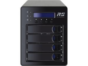 HighPoint RocketStor RS6124V RAID 0, 1, 5, 1/0, JBOD and Single Disk USB 3.1 Gen 2 RAID Storage Enclosure