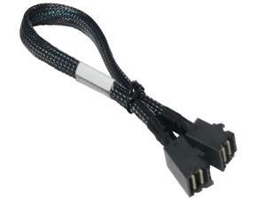 HighPoint 8643-8643-060 SFF-8643 NVMe Host to SFF-8643 NVMe HD-Mini-SAS Device (U.2) Cable HighPoint 8643-8643-060 SFF-8643 NVMe Host to SFF-8643 NVMe HD-Mini-SAS Device (U.2) Cable