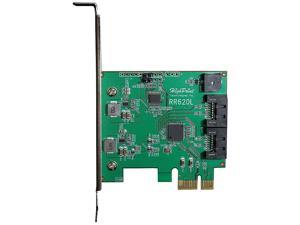 HighPoint RR620L PCI-Express 2.0 x1 Low Profile PCI-Express RocketRAID 620L PCIe 2.0 x1 Dual-Port 6Gb/s SATA RAID Controller